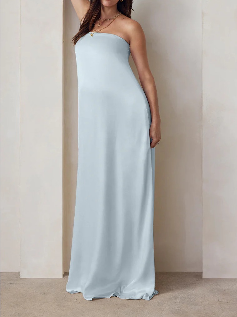 Brushed Satin Gown